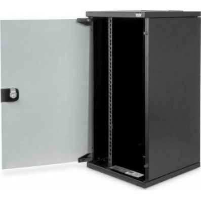 Digitus Επιτοίχια Καμπίνα Rack 12U 30x31.2x59.2cm Μαύρο DN-10-12U-B