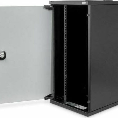 Digitus Επιτοίχια Καμπίνα Rack 12U 30x31.2x59.2cm Μαύρο DN-10-12U-B