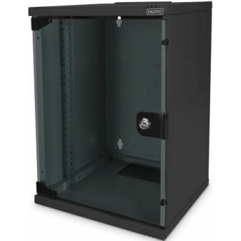 Digitus Επιτοίχια Καμπίνα Rack 9U 31.2x30x46.4cm Μαύρο DN-10-09U-B
