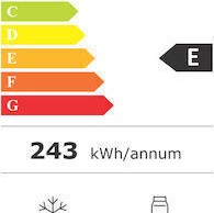 Gorenje Ψυγειοκαταψύκτης 304lt NoFrost Υ186xΠ59xΒ59.5εκ. Inox N619EAXL4