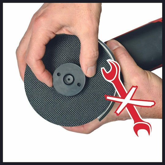 Einhell TE-AG 125/1010 CE Q Τροχός 125mm Ρεύματος 1010W με Ρύθμιση Στροφών