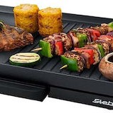 Steba VG30 Slim Επιτραπέζια Ηλεκτρική Ψησταριά Λείας και Αυλακωτής Πλάκας 2000W με Ρυθμιζόμενο Θερμοστάτη 48.5x26εκ.