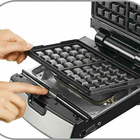 Tefal Snack Collection Τοστιέρα με Αποσπώμενες Πλάκες για 2 Τοστ 700W Inox