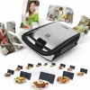 Tefal Snack Collection Τοστιέρα με Αποσπώμενες Πλάκες για 2 Τοστ 700W Inox
