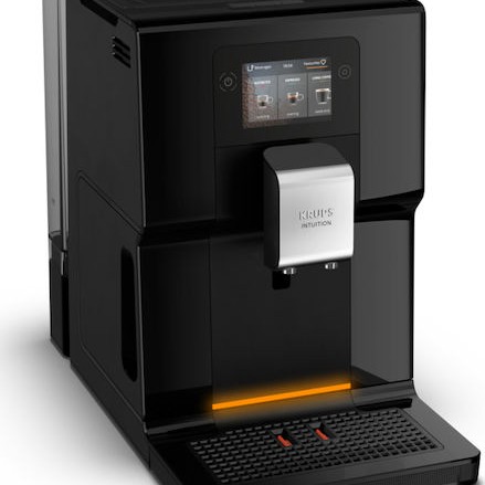Krups Intuition Preference Αυτόματη Μηχανή Espresso 1450W Πίεσης 15bar για Cappuccino με Μύλο Άλεσης Μαύρη