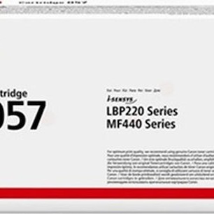 Canon 057 Γνήσιο Toner Laser Εκτυπωτή Μαύρο 3100 Σελίδων 3009C002