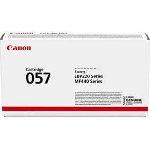 Canon 057 Γνήσιο Toner Laser Εκτυπωτή Μαύρο 3100 Σελίδων 3009C002