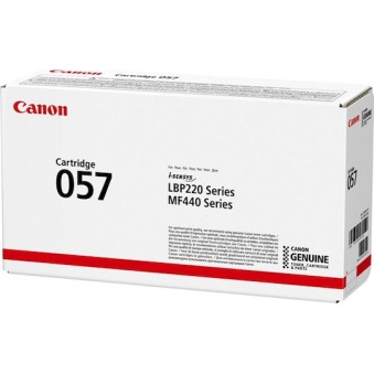 Canon 057 Γνήσιο Toner Laser Εκτυπωτή Μαύρο 3100 Σελίδων 3009C002