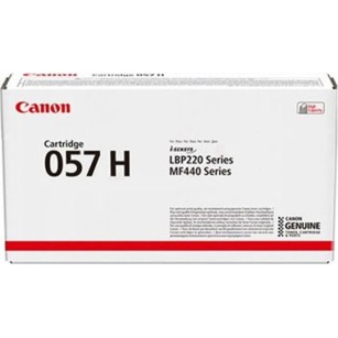 Canon 057H Γνήσιο Toner Laser Εκτυπωτή Μαύρο High Capacity 10000 Σελίδων 3010C002