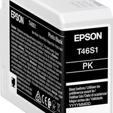 Epson T46S1 UltraChrome Pro 10 Γνήσιο Μελάνι Εκτυπωτή InkJet Photo Μαύρο (C13T46S100)