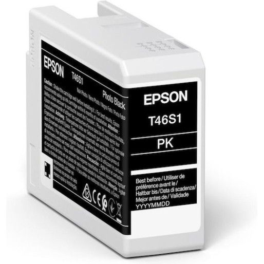 Epson T46S1 UltraChrome Pro 10 Γνήσιο Μελάνι Εκτυπωτή InkJet Photo Μαύρο (C13T46S100)