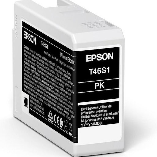 Epson T46S1 UltraChrome Pro 10 Γνήσιο Μελάνι Εκτυπωτή InkJet Photo Μαύρο (C13T46S100)