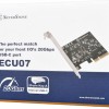 Silverstone ECU07 SuperSpeed USB 20Gbps / internal USB-C Key-A 3.2 Gen 2x2 PCIe expansion card