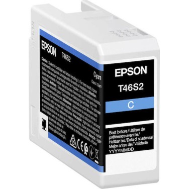 Epson T46S2 UltraChrome Pro 10 Γνήσιο Μελάνι Εκτυπωτή InkJet Κυανό (C13T46S200)