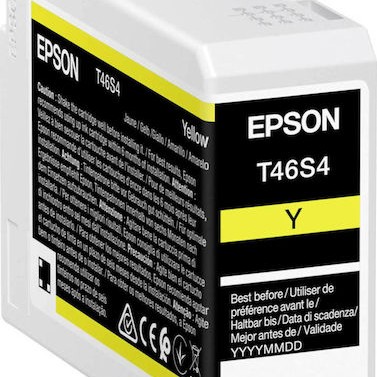 Epson T46S4 Ultrachrome Pro 10 Γνήσιο Μελάνι Εκτυπωτή InkJet Κίτρινο (C13T46S400)