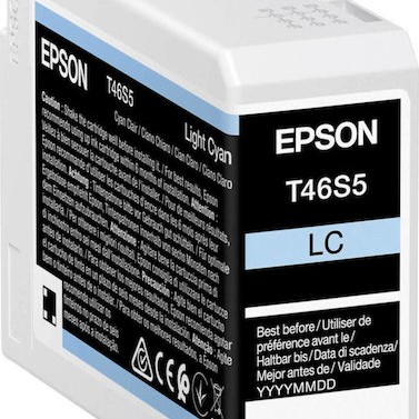 Epson T46S5 Ultrachrome Pro 10 Γνήσιο Μελάνι Εκτυπωτή InkJet Ανοιχτό Κυανό (C13T46S500)