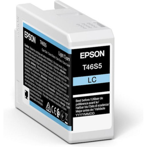 Epson T46S5 Ultrachrome Pro 10 Γνήσιο Μελάνι Εκτυπωτή InkJet Ανοιχτό Κυανό (C13T46S500)