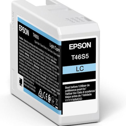 Epson T46S5 Ultrachrome Pro 10 Γνήσιο Μελάνι Εκτυπωτή InkJet Ανοιχτό Κυανό (C13T46S500)