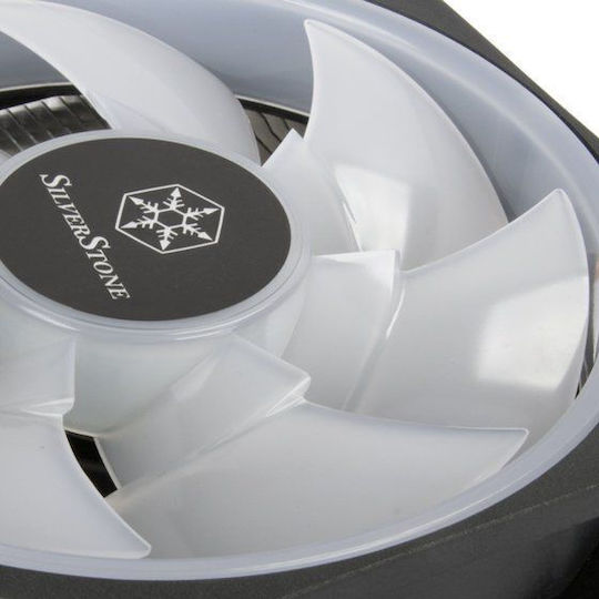 Silverstone Argon AR12 RGB Ψύκτρα Επεξεργαστή Low Profile για Socket AM4/AM5/115x