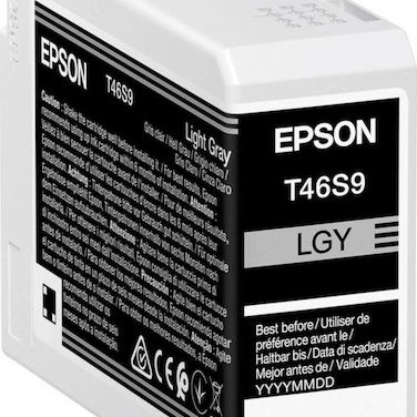 Epson T46S9 UltraChrome Pro 10 Γνήσιο Μελάνι Εκτυπωτή InkJet Ανοιχτό Γκρι (C13T46S900)