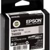 Epson T46S9 UltraChrome Pro 10 Γνήσιο Μελάνι Εκτυπωτή InkJet Ανοιχτό Γκρι (C13T46S900)