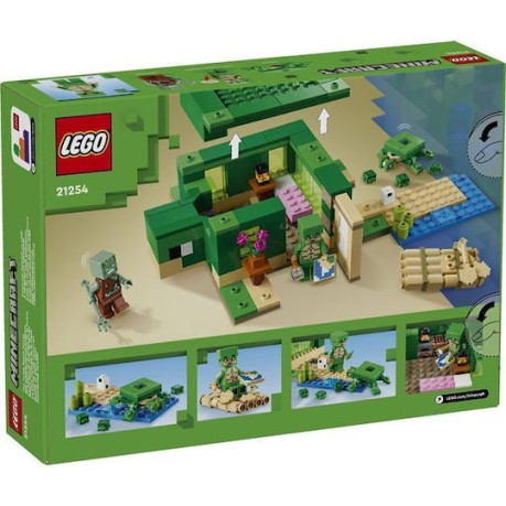 Lego Minecraft Turtle Beach House για 8+ Ετών