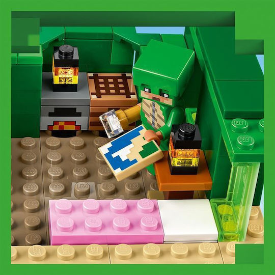 Lego Minecraft Turtle Beach House για 8+ Ετών