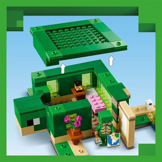 Lego Minecraft Turtle Beach House για 8+ Ετών
