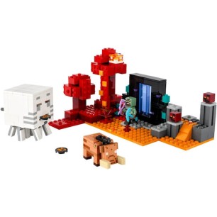 Lego Minecraft The Nether Portal Ambush για 8+ Ετών