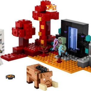 Lego Minecraft The Nether Portal Ambush για 8+ Ετών
