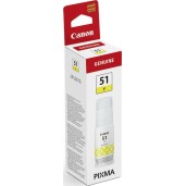 Canon GI-51 Συμβατό Μελάνι Εκτυπωτή InkJet Canon 7700 Σελίδων 70ml Κίτρινο 1τμχ