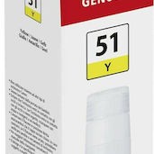 Canon GI-51 Συμβατό Μελάνι Εκτυπωτή InkJet Canon 7700 Σελίδων 70ml Κίτρινο 1τμχ