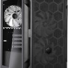Silverstone FARA H1M PRO Gaming Mini Tower Κουτί Υπολογιστή με Πλαϊνό Παράθυρο και RGB Φωτισμό Μαύρο