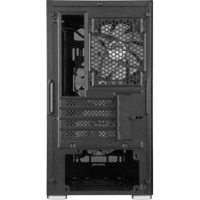 Silverstone FARA H1M PRO Gaming Mini Tower Κουτί Υπολογιστή με Πλαϊνό Παράθυρο και RGB Φωτισμό Μαύρο