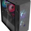 Silverstone FARA H1M PRO Gaming Mini Tower Κουτί Υπολογιστή με Πλαϊνό Παράθυρο και RGB Φωτισμό Μαύρο