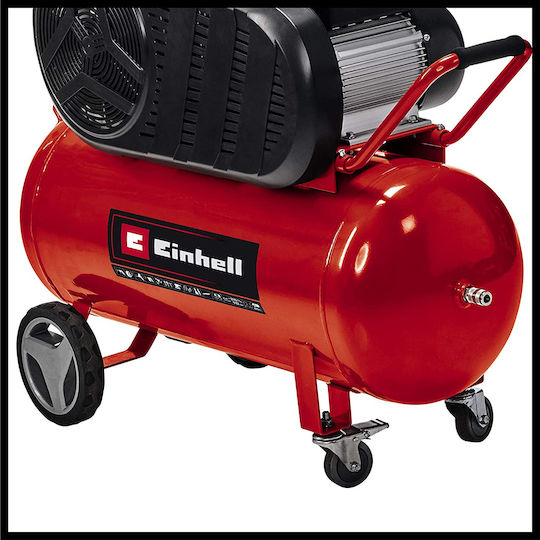 Einhell TE-AC 430/90/10 Μονοφασικό Κομπρεσέρ Αέρος 73dB με Ισχύ 4hp και Αεροφυλάκιο 90lt