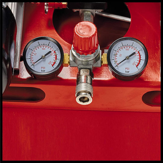 Einhell TE-AC 430/90/10 Μονοφασικό Κομπρεσέρ Αέρος 73dB με Ισχύ 4hp και Αεροφυλάκιο 90lt