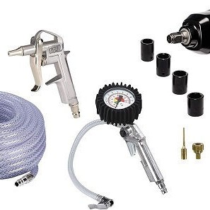 Einhell 4020577 Κιτ Εργαλείων Αέρος Με Αξεσουάρ 10 Τεμαχίων