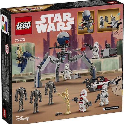 Lego Disney Clone Trooper & Battle Droid Battle Pack για 7+ Ετών