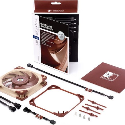 Noctua NF-A12x25 LS Case Fan 120mm με Σύνδεση 4-Pin PWM Καφέ