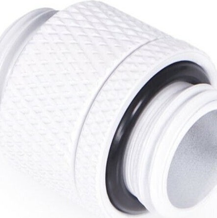 Alphacool Fittings Eiszapfen double nippel rotatable G1/4 outer thread to G1/4 outer thread Λευκό