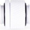 Alphacool Fittings Eiszapfen double nippel rotatable G1/4 outer thread to G1/4 outer thread Λευκό