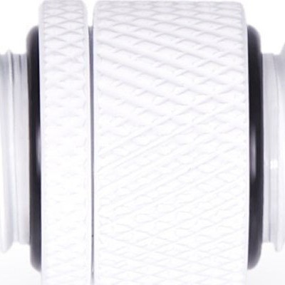 Alphacool Fittings Eiszapfen double nippel rotatable G1/4 outer thread to G1/4 outer thread Λευκό