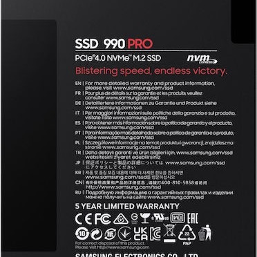 Samsung 990 PRO SSD 2TB M.2 NVMe PCI Express 4.0