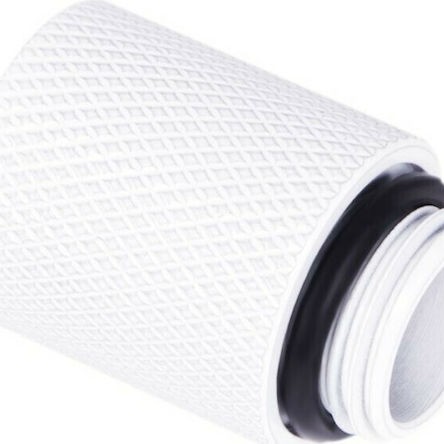 Alphacool Icicles Extension 20mm G1 / 4 AG to G1 / 4 IG Fittings Λευκό