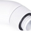 Alphacool Eiszapfen angled adaptor 45° rotatable G1/4 outer thread to G1/4 ínner thread Fittings Λευκό