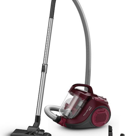 Rowenta Compact Power Cyclonic Ηλεκτρική Σκούπα 750W με Κάδο 1.2lt Κόκκινη