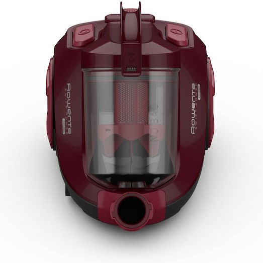 Rowenta Compact Power Cyclonic Ηλεκτρική Σκούπα 750W με Κάδο 1.2lt Κόκκινη