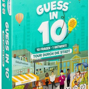 Επιτραπέζιο Παιχνίδι Guess in 10 - Ratespiel Tour durch die Stadt για 2-8 Παίκτες 8+ Ετών (GER) Spin Master