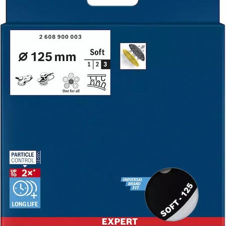 Bosch EXPERT Multihole Backing Pad Πέλμα Έκκεντρου Τριβείου 125
